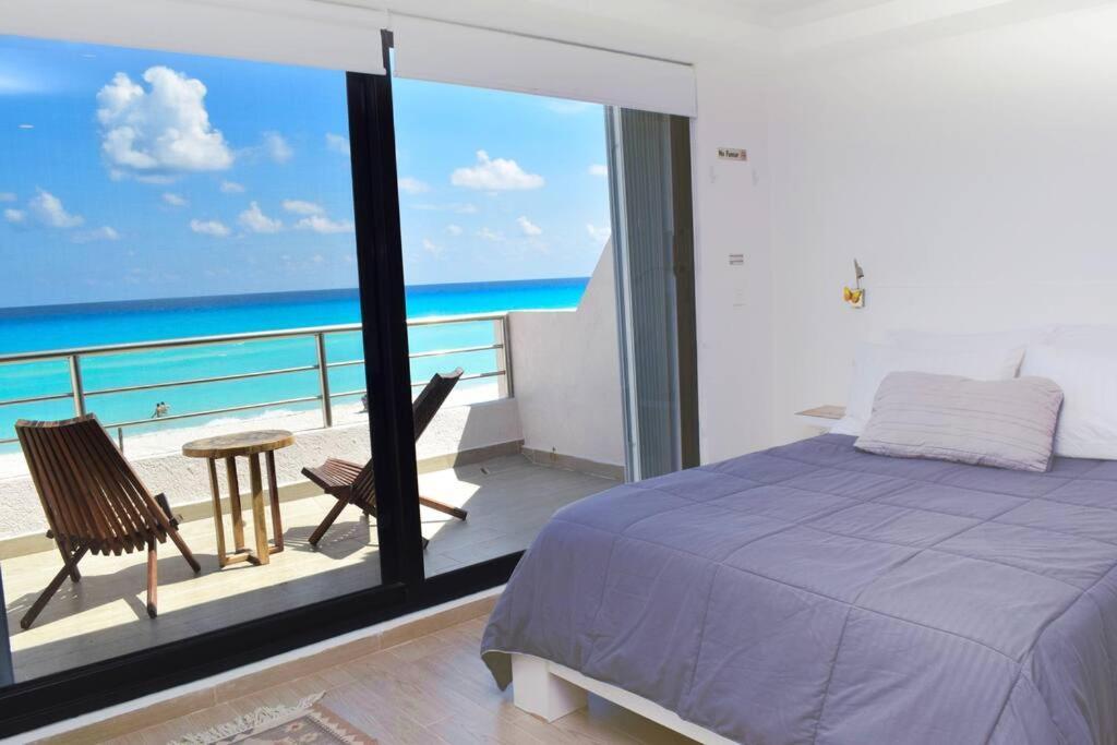 Ocean Front Villa Marlin, Best Location In Hotel Zone #109 칸쿤 외부 사진