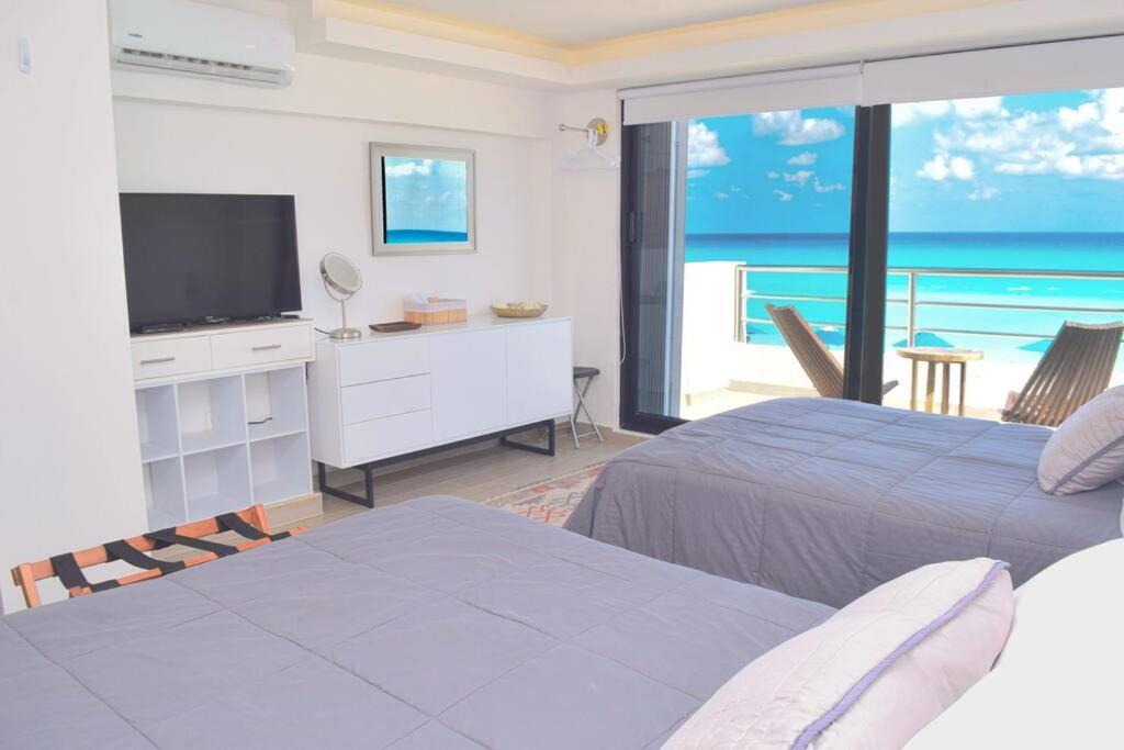 Ocean Front Villa Marlin, Best Location In Hotel Zone #109 칸쿤 외부 사진
