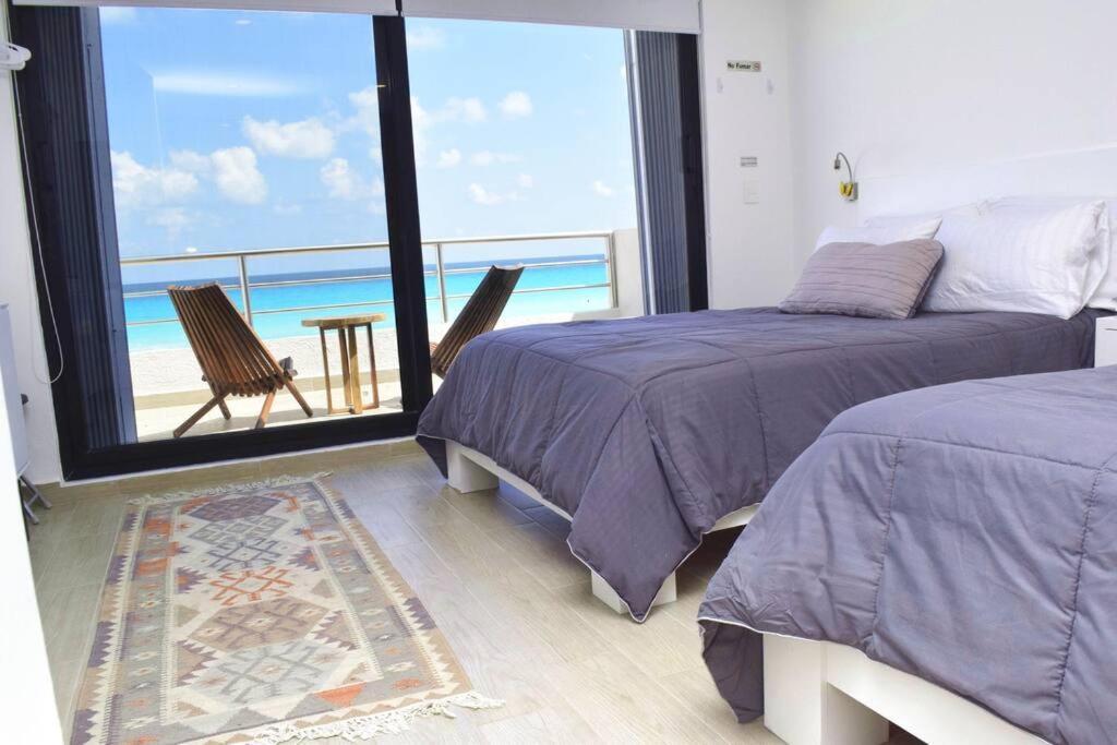 Ocean Front Villa Marlin, Best Location In Hotel Zone #109 칸쿤 외부 사진